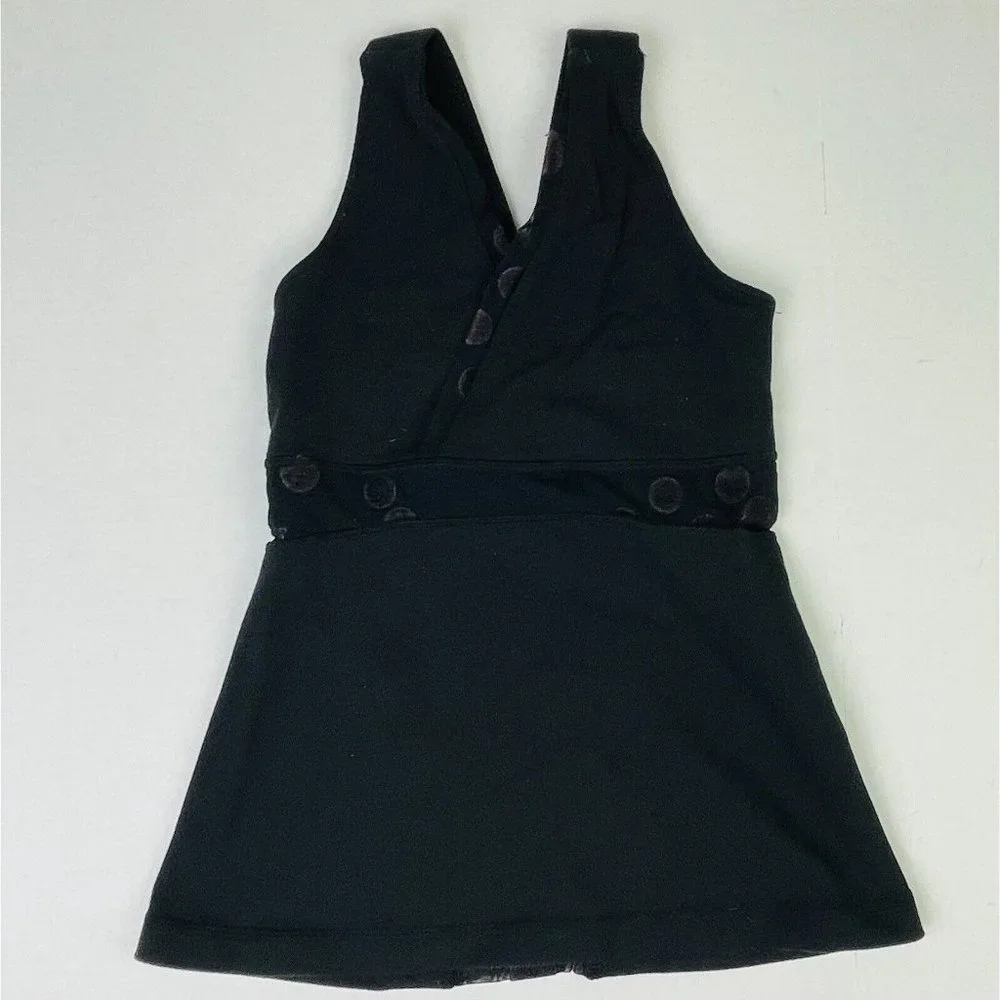 Lululemon Dance TOP Velvet Ghost Polka Dots Razorback Pullover Women's 2* RARE! - Picture 2 of 10